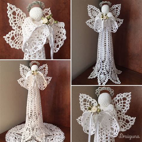 Crochet Angel Tree Topper Made To Order Crochet Angel Crochet Christmas Decorations