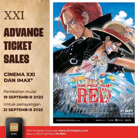 One Piece Film Red Tayang Di Bioskop Cek Harga Tiket Sinopsis Dan Daftar Pemeran