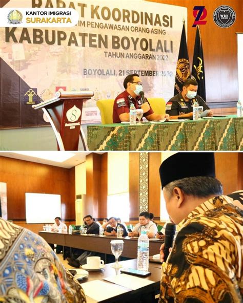 Rapat TIMPORA Boyolali Kantor Imigrasi Kelas I TPI Surakarta