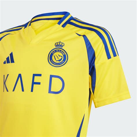 adidas Al Nassr FC 24/25 Ronaldo Home Jersey Kids - Yellow | adidas UAE