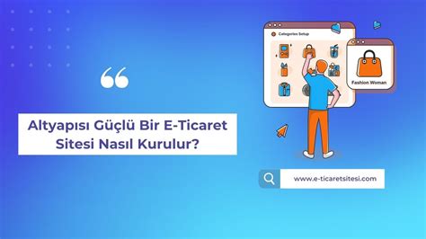 Altyapısı Güçlü Bir E Ticaret Sitesi Nasıl Kurulur E Ticaret Sitesi