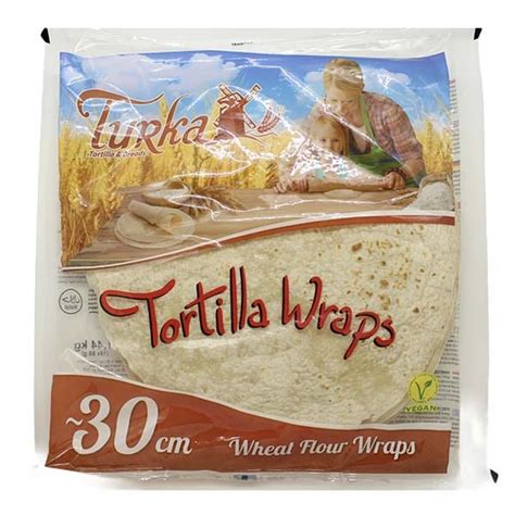 Tortilla Wrap Tacos 18 Galettes 30cm Vegan De La Marque Turka