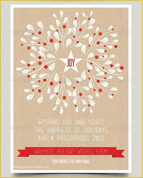 Free Business Holiday Card Templates Of 23 Holiday Card Templates Psd ...