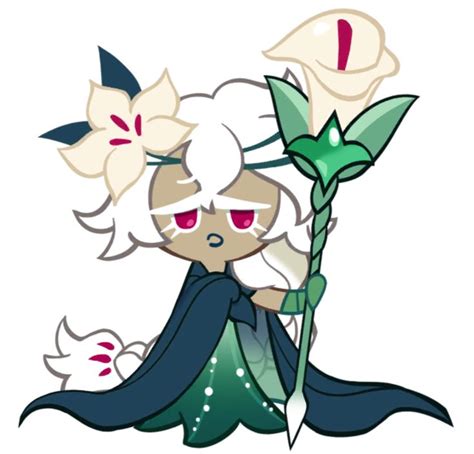 White Lily Cookie S Gallery Cookie Run Kingdom Wiki Fandom White