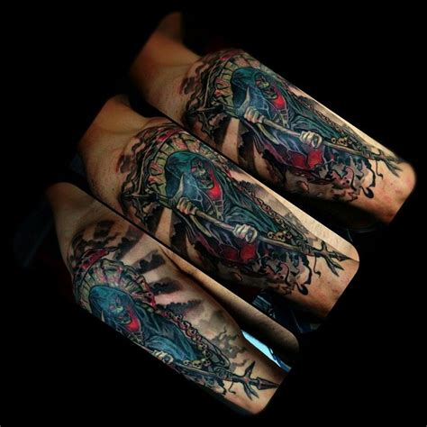 Grim Reaper tattoo by Dream Custom Tatoos | Horror tattoo, Grim reaper ...