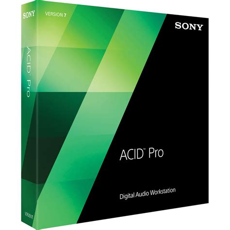 Sony Acid Pro 7 Audio Midi And Loop Based Recording Asac70sl2