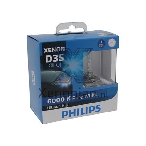 Philips D3s Ultinon 6000k Pure White 42403wxx2 Xenonlamp Xenonjannl