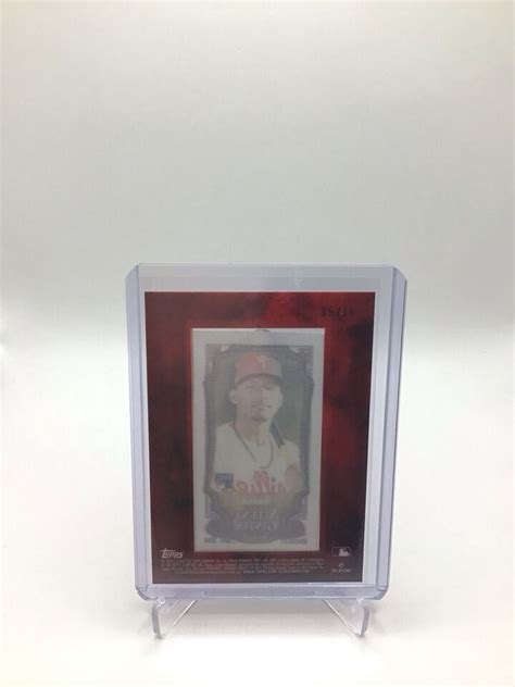 Topps Allen Ginter Johan Rojas Cloth Framed Mini Phillies