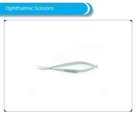 Straight Mm Curved Castroviejo Corneal Scissors For Hospital At