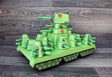 KV-44 tank toy made of wood – купить на Ярмарке Мастеров – O8I1ECOM ...