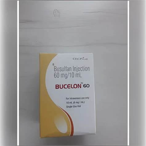 Bucelon Busulfan Injection Strength 60 Mg 10 ML At Best Price In Mumbai