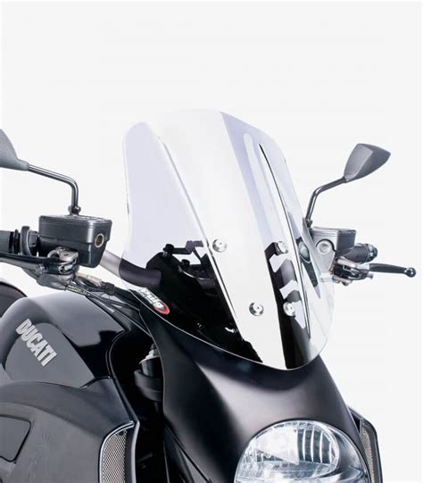 Cúpula Puig Ducati Diavel Naked New Generation Touring Transparente 5655W