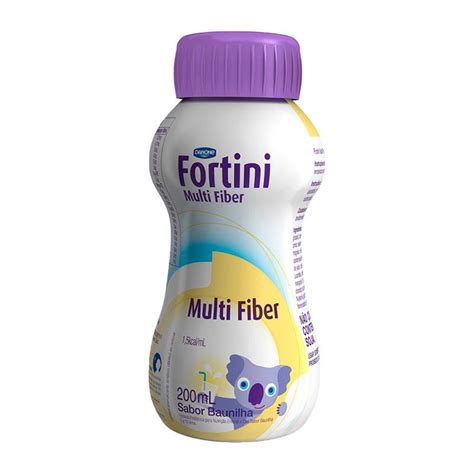 Preço Fortini multi fiber sabor baunilha 200ml Farmácia Mix