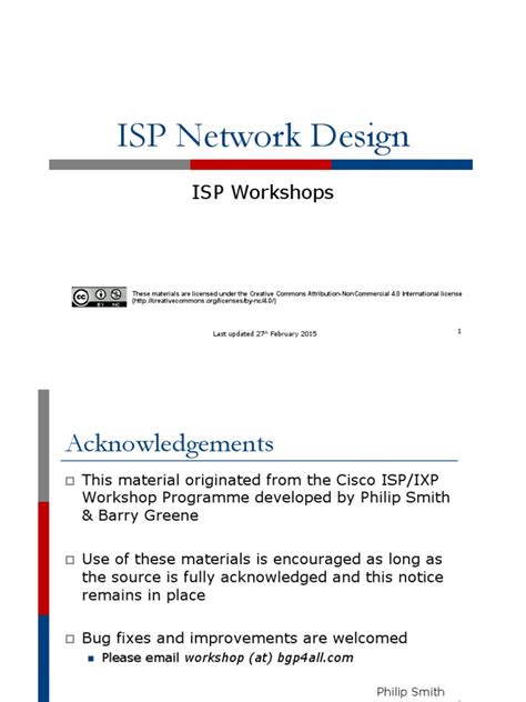 01 Isp Network Design | Ip Address | Router (Computing)