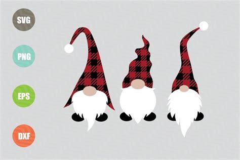 Christmas Gnomes Svg File