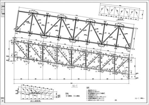 某地区单跨小型钢结构通廊结构施工图其他构造图土木在线