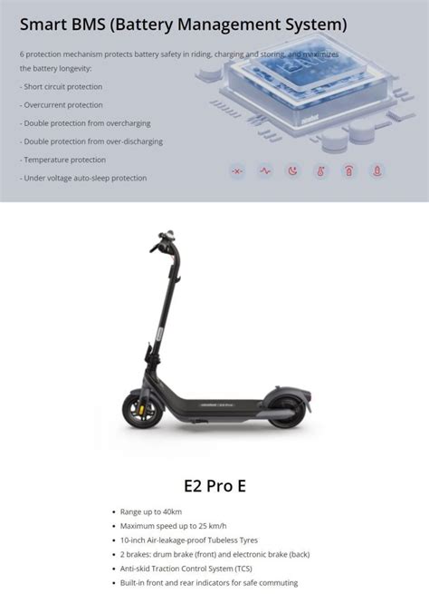 ELEKTRICEN TROTINET NINEBOT KICKSCOOTER E2 PRO E POWERD BY SEGWAY