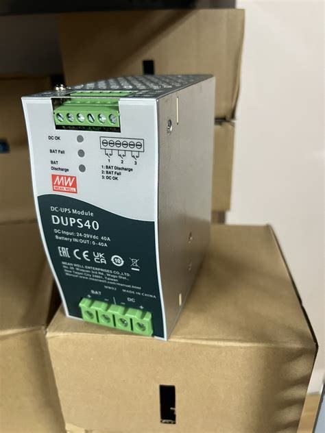 Nguồn Din rail Meanwell DUPS40 Gia Lực Tech