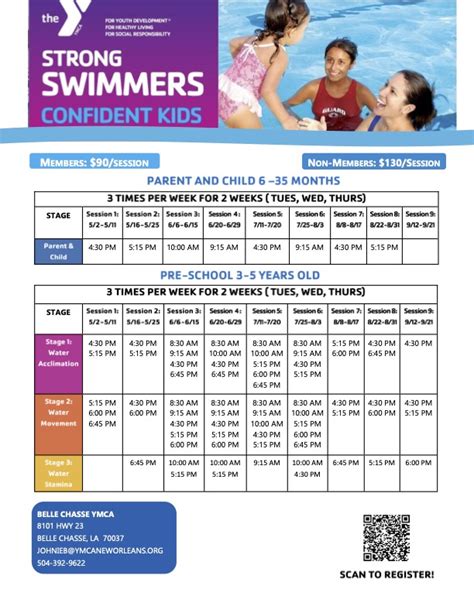 Belle Chasse Ymca Swimming Lessons Ymca Of Greater New Orleans