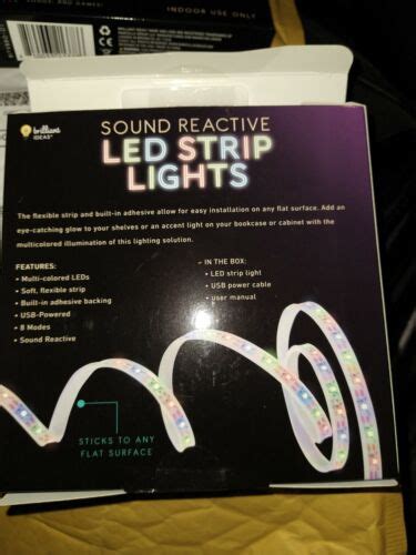 Monster Illumination Sound Activated Led Ft Light Strip With