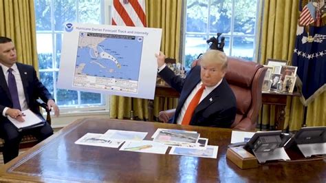 Trump Gave Hurricane Briefing With Altered Map That Falsely Shows