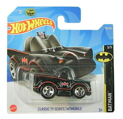 HCT04 Машинка металлическая игрушка Hot Wheels коллекционная модель CLASSIC TV SERIES BATMOBILE