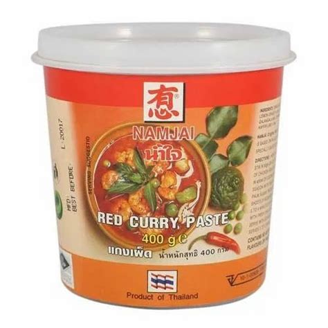 Namjai Red Curry Paste Packaging Size 400g At Rs 263piece In Jalandhar Id 20914670048