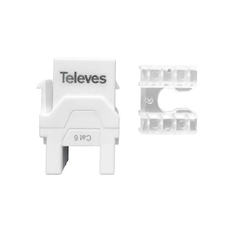 Conector Keystone Rj45 Utp Cat 6 Televés 209901