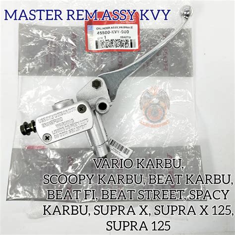 Jual Master Rem Assy Set Komplit Honda Kvy Kualitas Asli Original