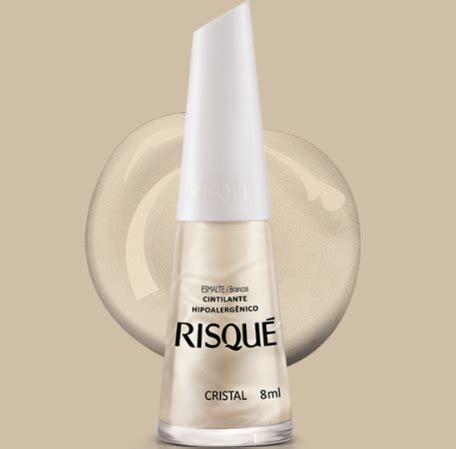 Esmalte Risqu Cristal Ml Be Happy Cosm Ticos