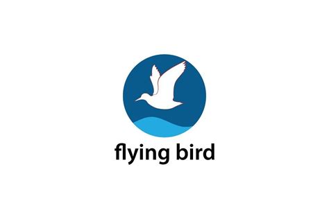 Flying Bird Logo Design Template Graphic by PiXimCreator · Creative Fabrica