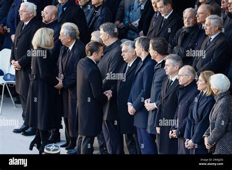 Brigitte Macron And French President Emmanuel Macron With German