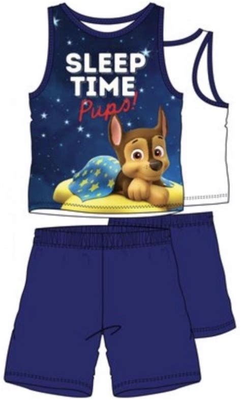 Paw Patrol Pyjama Blauw Maat 98 3 Jaar Bol