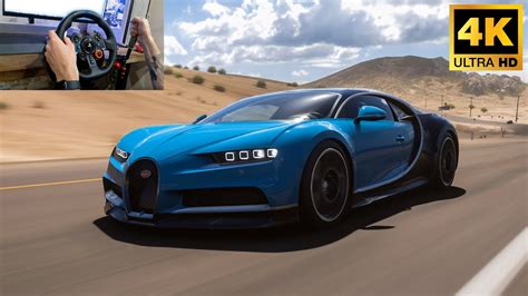 1500hp Bugatti Chiron Forza Horizon 5 Steering Wheel Gameplay Max