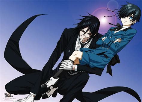 Wall Scroll - Black Butler 2 - Sebastian & Ciel Ready Anime Art ...