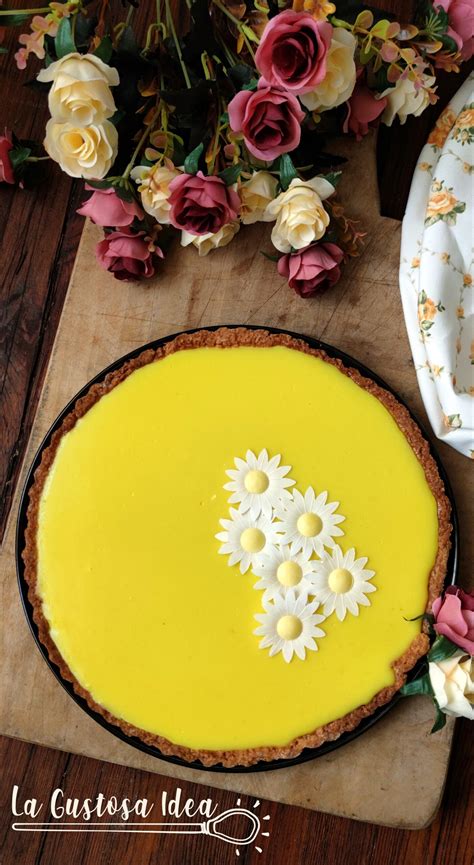 Crostata Con Crema All Arancia La Gustosa Idea Dolce Semplice