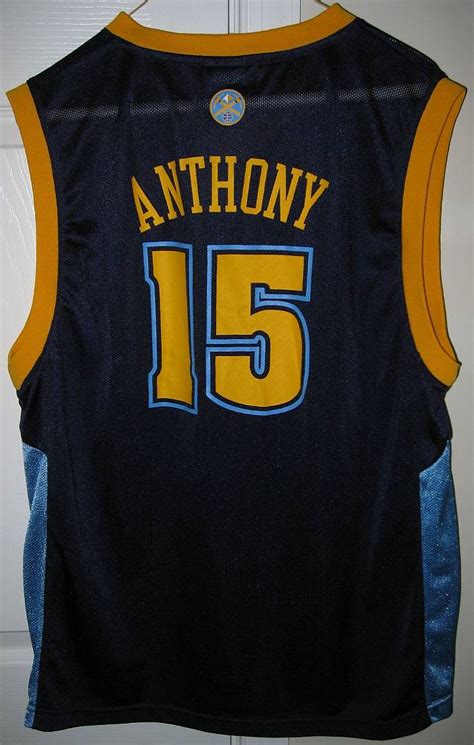 Carmello Anthony 15 Denver Nuggets Nba Jersey Size Youth Xl 18 20 By