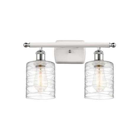 Innovations Cobbleskill In Light White And Polished Chrome Vanity