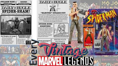 Every Marvel Legends Vintage Retro Comparison List J Jonah Jameson