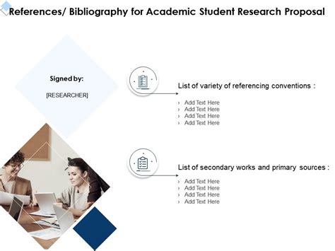 References Bibliography For Academic Student Research Proposal Ppt