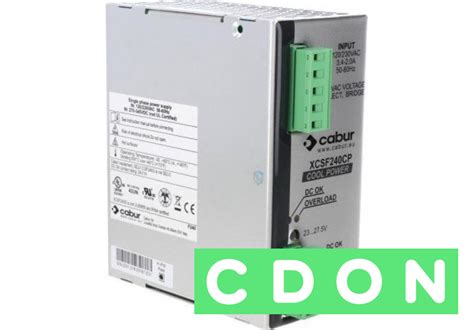 Cabur Single Phase Switching Power Supply 120 230vac 24vdc 10a 240w Xcsf240cp Cdon