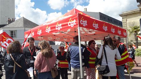 La CGT mobilisée pour le déplacement du président Macron à lhôpital de