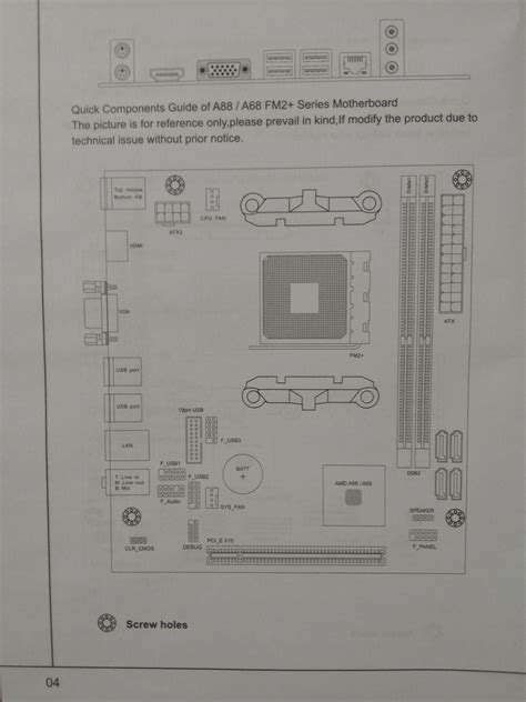 Материнская плата ESONIC A88DA c процессором AMD A6-4400M (FS1, Mini ...