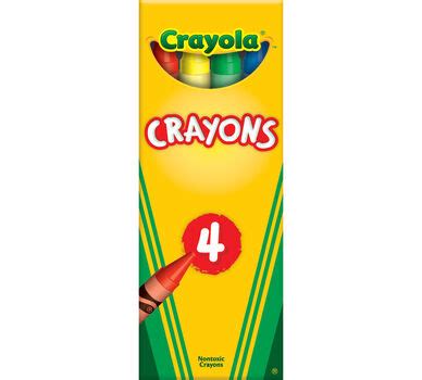 4 ct crayons - 24 boxes per case pack - Crayola