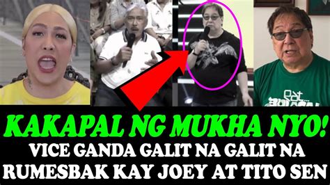 LAGOT NA VICE GANDA GALIT NA GALIT NA NIRESBAKAN SI JOEY DE LEON AT