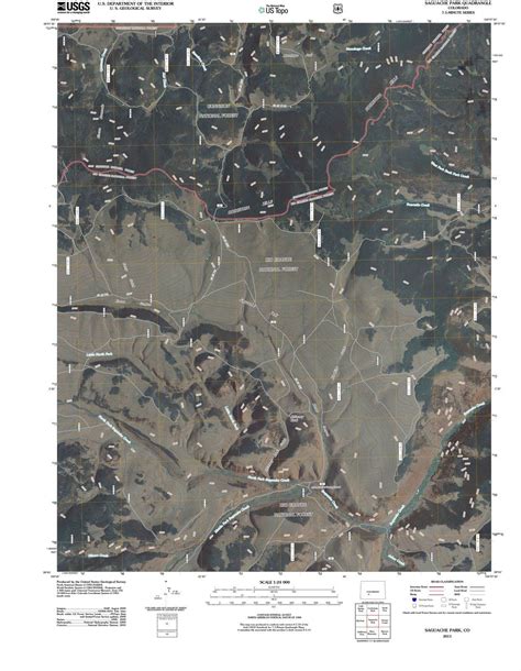 2011 Saguache Park, CO - Colorado - USGS Topographic Map | Topographic ...