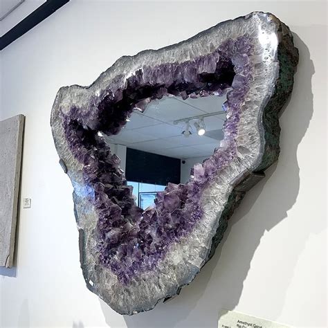 Cornerstone Minerals On Instagram A Gorgeous Amethyst Geode Mirror At