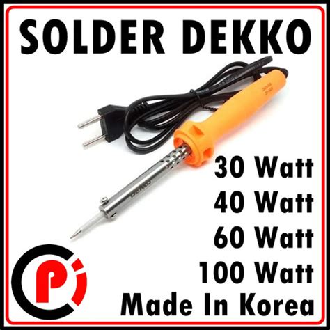 Jual Original Dekko Solder Lurus Soldering Iron W W W W