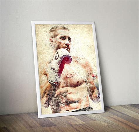 Jake Gyllenhaal Poster Boxing Poster MMA Poster Fight Fan Cave Man ...