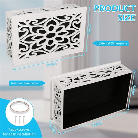 Snapklik.com : Doorbell Chime Cover Box Only, Inside Decorative Wooden